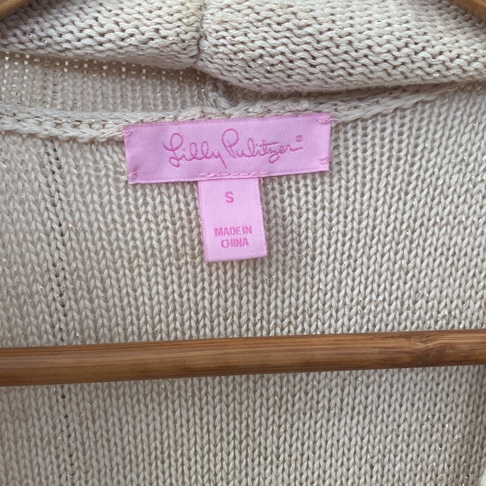 Gold/tan sleeveless sweater with tassels - Picture 4 of 6